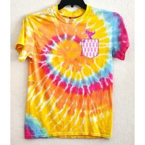 Shirt/T-Shirt-Simply Southern-Tie Dye-Bright Colors-Beach Theme-Size SMALL